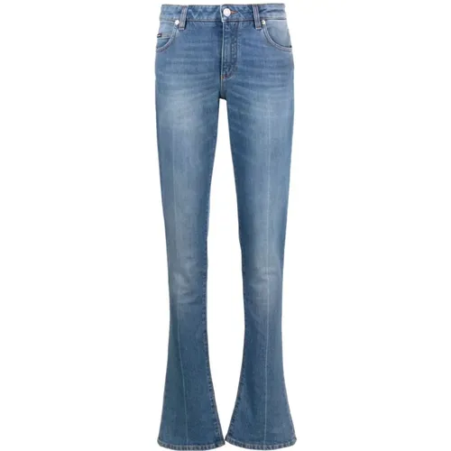 Indigo Wash Slim Fit Denim Jeans , female, Sizes: M, S - Dolce & Gabbana - Modalova