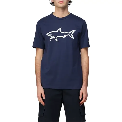 T-Shirts, male, , Size: S T-Shirts - PAUL & SHARK - Modalova