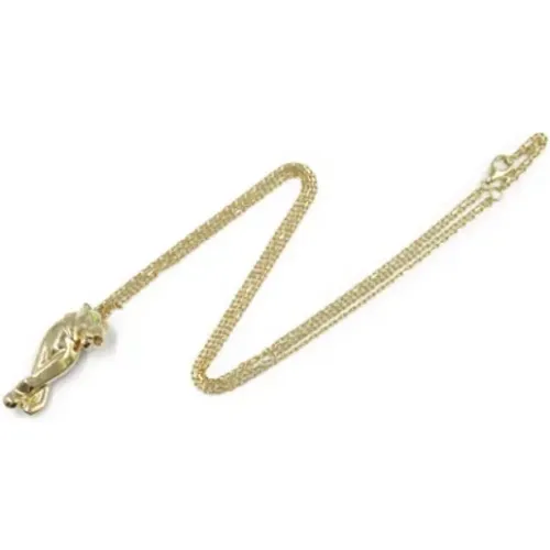 Pre-owned Gold necklaces , female, Sizes: ONE SIZE - Cartier Vintage - Modalova