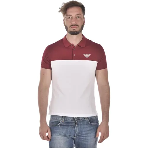 Klassisches Polo Shirt , Herren, Größe: XL - Emporio Armani - Modalova