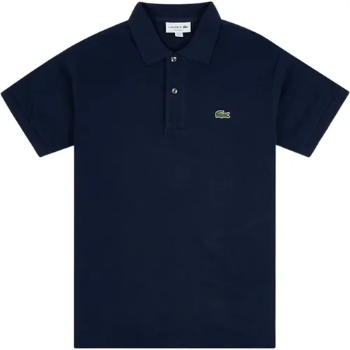 Polo Shirts, male, , Size: L Slim Fit Polo Shirt Navy - Lacoste - Modalova