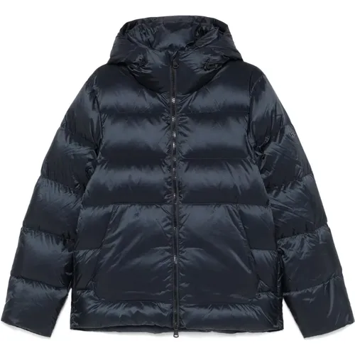 Blaue Puffer Daunenjacke Lässiger Stil , Herren, Größe: XL - J.LINDEBERG - Modalova