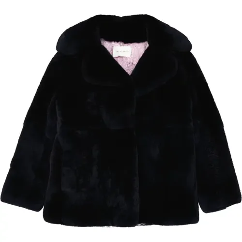 Faux Fur & Shearling Jackets, female, , Size: XS Friday Rabbit Fur Jacket - alberta ferretti - Modalova