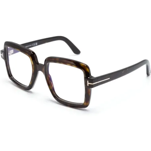 Glasses, unisex, , Size: 53 MM /Havana Optical Frame - Tom Ford - Modalova