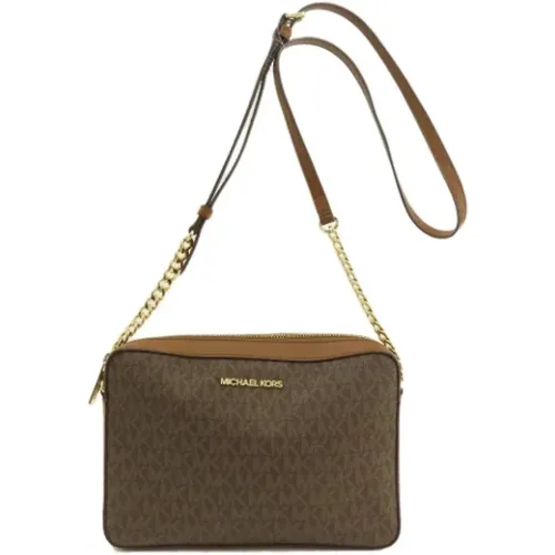 Pre-owned Cross Body Bags, female, , Size: ONE SIZE Pre-owned Canvas shoulder-bags - Michael Kors Pre-owned - Modalova