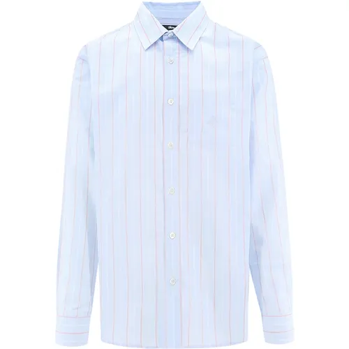Pointed Collar Shirt Long Sleeve , male, Sizes: S, L, M - Stüssy - Modalova
