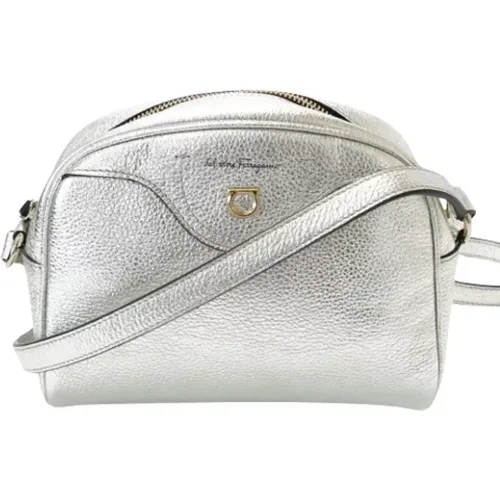 Pre-owned Cross Body Bags, female, , Size: ONE SIZE Pre-owned Leather shoulder-bags - Salvatore Ferragamo Pre-owned - Modalova