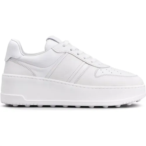 Weiße Platform Sneakers,Weiße Leder Low-Top Sneakers - TOD'S - Modalova