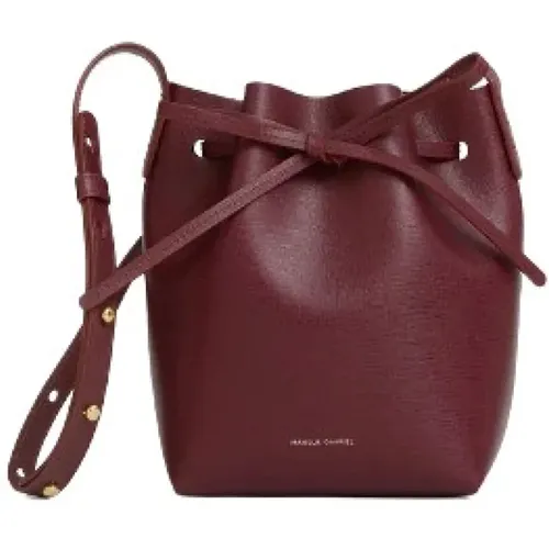 Mini Bucket Claret Handbag , female, Sizes: ONE SIZE - Mansur Gavriel - Modalova