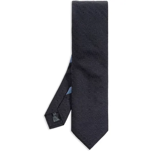 Ties, male, , Size: ONE SIZE Silk Tie Collection - Dolce & Gabbana - Modalova