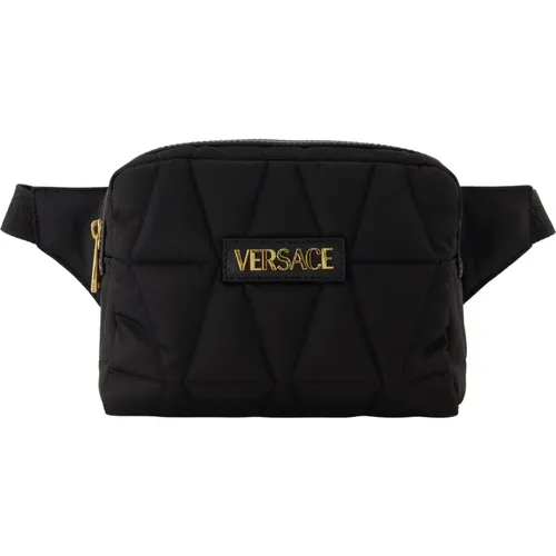 Belt Bags, male, , Size: ONE SIZE Quilted Waist Bag Spring-Summer 2025 - Versace - Modalova