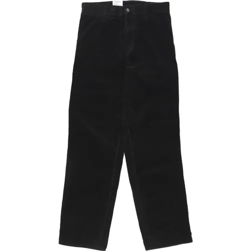 Straight Jeans, male, , Size: W31 Velvet Work Trousers with Tool Pockets - Carhartt WIP - Modalova