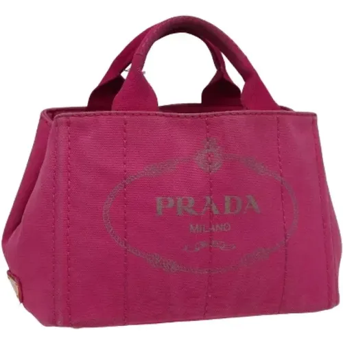 Pre-owned Canvas prada-bags , female, Sizes: ONE SIZE - Prada Vintage - Modalova