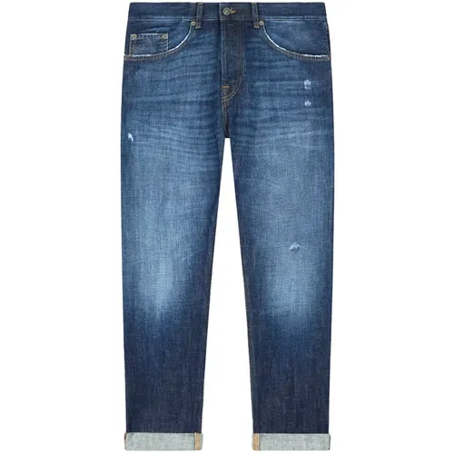 Icon Jeans, Normale Passform, Hergestellt in Italien , Herren, Größe: W36 - Dondup - Modalova