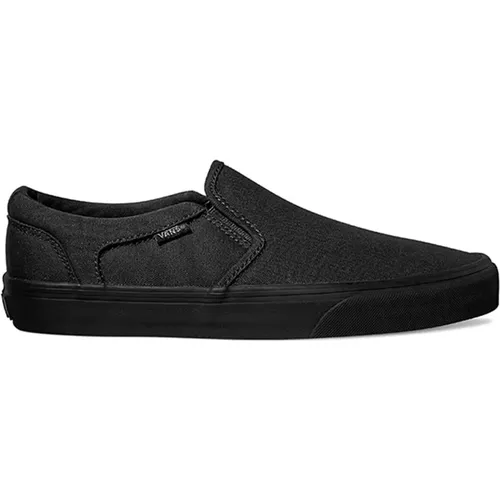 Schwarze Canvas Sneakers , Herren, Größe: 43 EU - Vans - Modalova