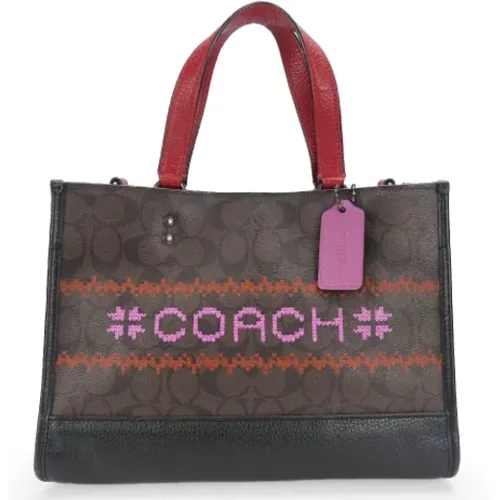 Pre-owned Tote Bags, female, , Size: ONE SIZE Pre-owned Leather handbags - Coach Pre-owned - Modalova