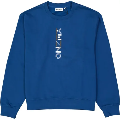 Cotton Sweatshirt with Logo Detail , male, Sizes: L - Kenzo - Modalova