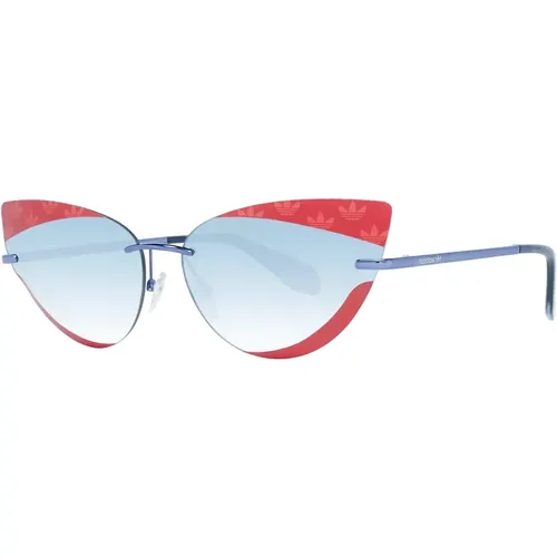 Rote Cat Eye Sonnenbrille , Damen, Größe: ONE Size - Adidas - Modalova