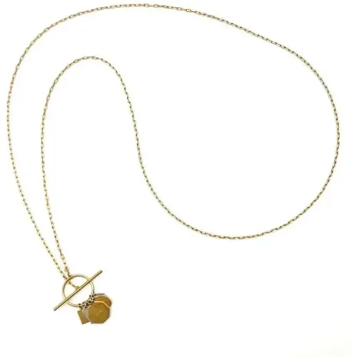 Pre-owned Jewellery, female, , Size: ONE SIZE Pre-owned Metal necklaces - Celine Vintage - Modalova