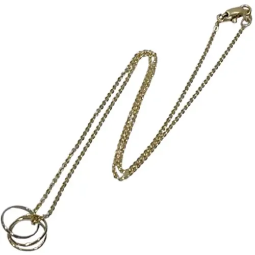 Pre-owned Jewellery, female, , Size: ONE SIZE Pre-owned Rose Gold necklaces - Cartier Vintage - Modalova