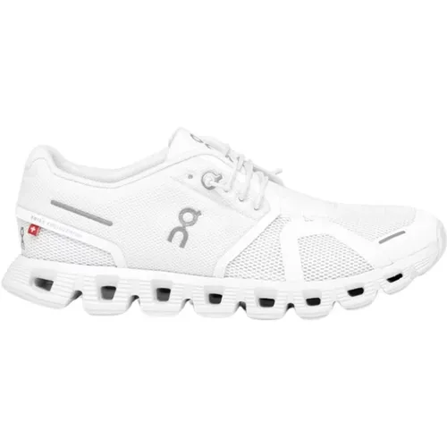 Cloud 5 Sneakers - Materials, Breathable Mesh, Quick Lacing , male, Sizes: 10 1/2 UK, 9 UK, 12 UK, 7 UK, 8 1/2 UK, 8 UK, 13 UK, 11 UK, 10 UK - ON Running - Modalova