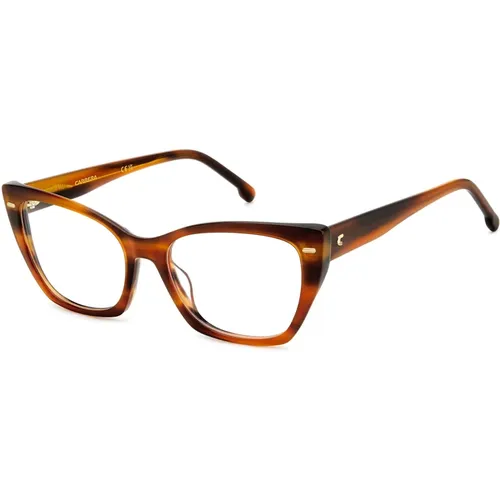 Glasses, unisex, , Size: 54 MM Brown Horn Eyewear Frames - Carrera - Modalova