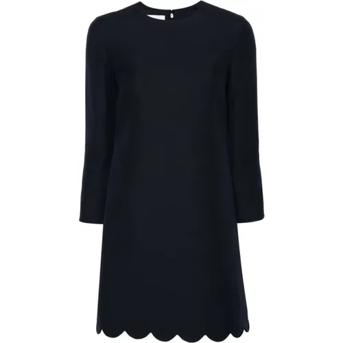 Navy Shift Dress , female, Sizes: M - Valentino - Modalova