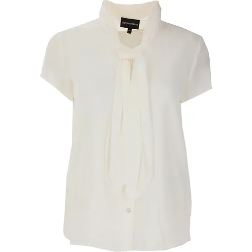 Blouse - Timeless Style for Women , female, Sizes: S, M - Emporio Armani - Modalova