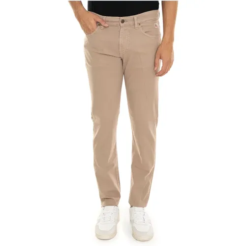 Chinos, male, , Size: W29 Slim 5-Pocket Trousers - Roy Roger's - Modalova