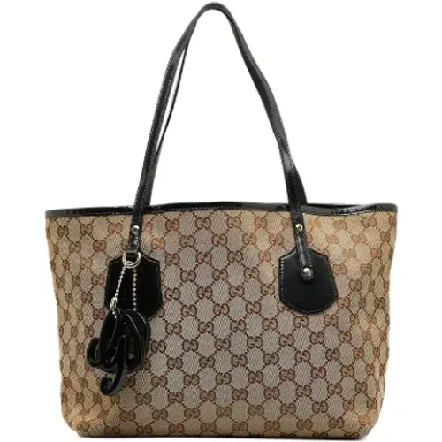 Pre-owned Tote Bags, female, , Size: ONE SIZE Pre-owned Leather totes - Gucci Vintage - Modalova