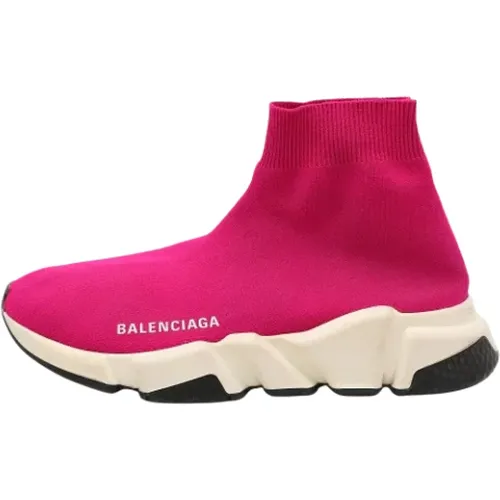 Pre-owned Fabric sneakers , female, Sizes: 3 UK - Balenciaga Vintage - Modalova