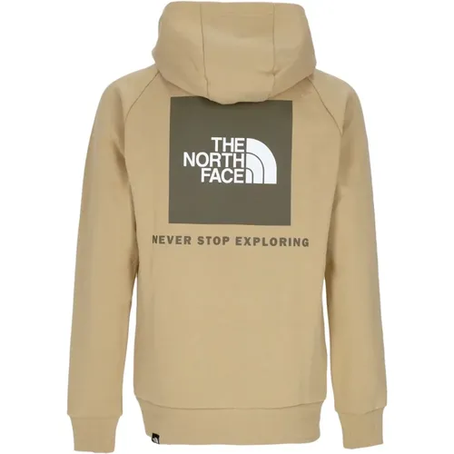 Hoodies, male, , Size: S Redbox Hoodie Raglan Long Sleeve Sweatshirt - The North Face - Modalova