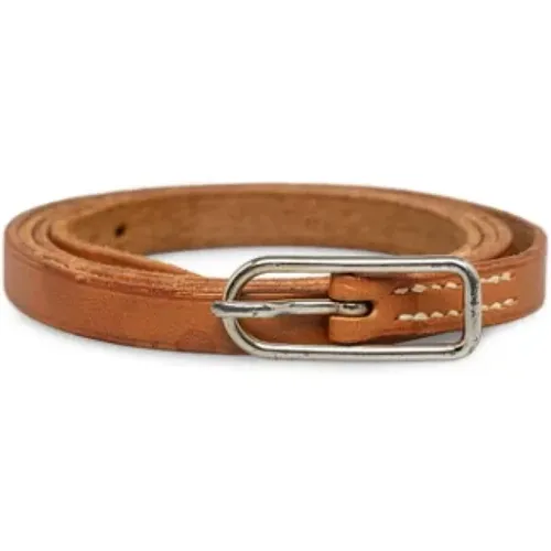 Pre-owned Jewellery, female, , Size: ONE SIZE Pre-owned Leather bracelets - Hermès Vintage - Modalova