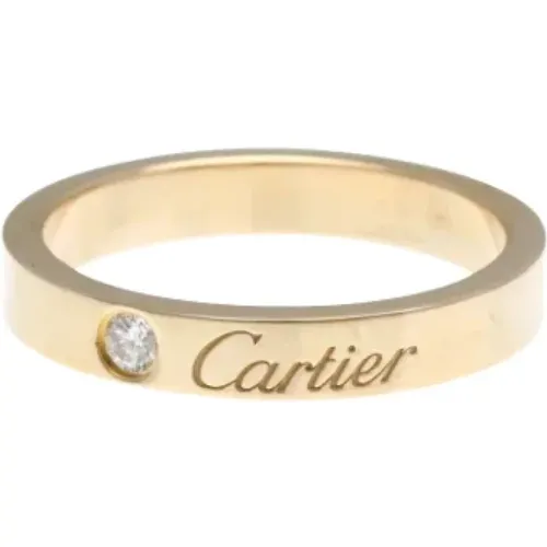 Pre-owned Rose Gold rings , female, Sizes: ONE SIZE - Cartier Vintage - Modalova