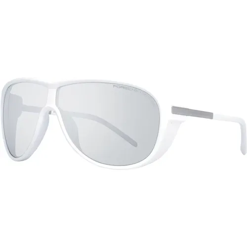 Sunglasses, male, , Size: ONE SIZE Mens Pilot Sunglasses Mirrored - Porsche Design - Modalova