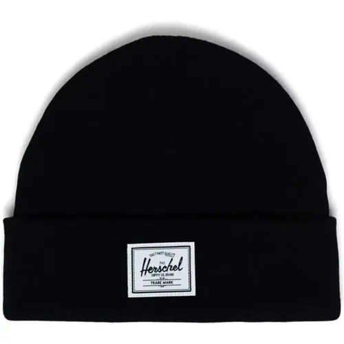 Elmer Shallow Beanie Baumwollmütze Schwarz - Herschel - Modalova