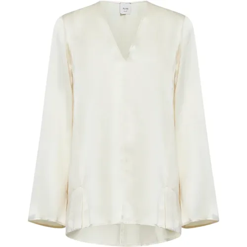 Ivory Shirt Collection , female, Sizes: S, M, XS, XL - Alysi - Modalova