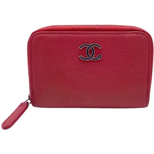 Pre-owned Leather wallets , female, Sizes: ONE SIZE - Chanel Vintage - Modalova