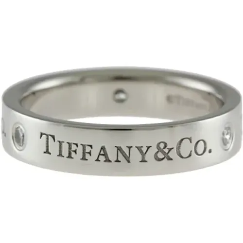 Pre-owned Jewellery, female, , Size: ONE SIZE Pre-owned Platinum rings - Tiffany & Co. Pre-owned - Modalova