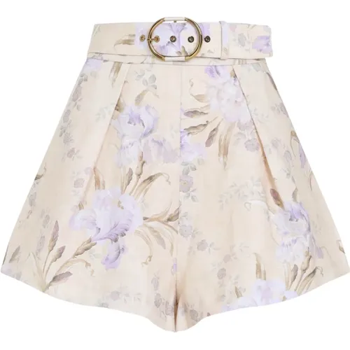 Natürlicher Iris Tuck Short - Zimmermann - Modalova