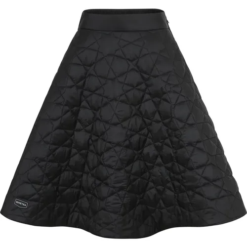 Quilted Long Skirt Aw23 , female, Sizes: XS, L, S - duvetica - Modalova