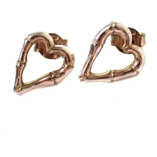 Pre-owned Jewellery, female, , Size: ONE SIZE Pre-owned Silver earrings - Gucci Vintage - Modalova