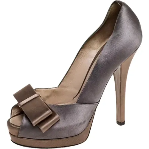 Pre-owned Satin heels , Damen, Größe: 39 EU - Fendi Vintage - Modalova