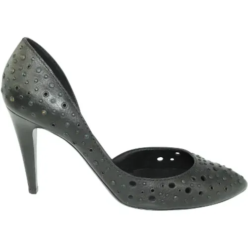 Pre-owned Leather heels , female, Sizes: 5 1/2 UK - Bottega Veneta Vintage - Modalova