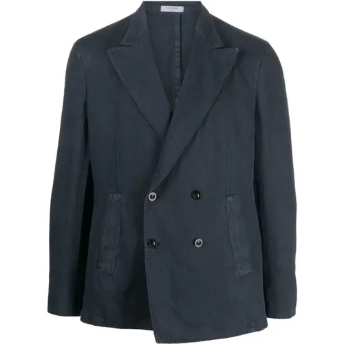 Blazers, male, , Size: 3XL Double-Breasted Blazer - Boglioli - Modalova