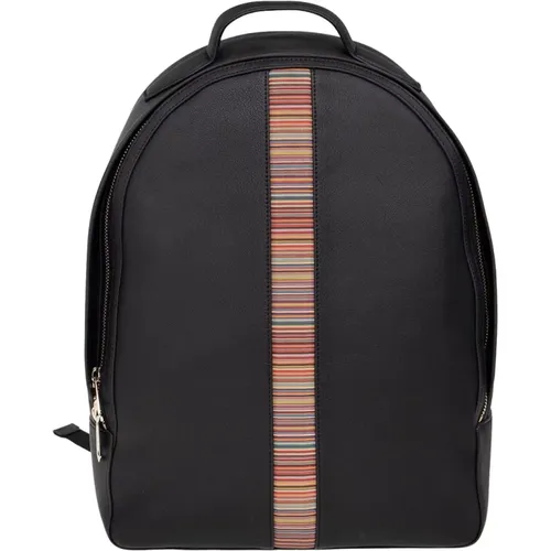 Backpacks, male, , Size: ONE SIZE Leather backpack - Paul Smith - Modalova