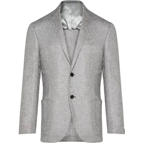 Luxury Silk Cashmere Jacket , male, Sizes: L, 2XL, 3XL - Corneliani - Modalova