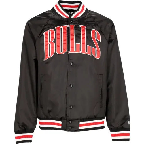 Bomber Jackets, male, , Size: L Chicago Bulls NBA Bomber Jacket - new era - Modalova