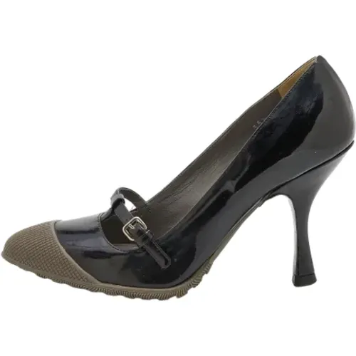 Pre-owned Leather heels , female, Sizes: 2 1/2 UK - Miu Miu Pre-owned - Modalova