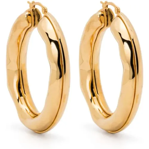 Gold Earrings - Stylish and Elegant , female, Sizes: ONE SIZE - Jil Sander - Modalova